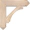 Ekena Millwork Imperial Arts and Crafts Smooth Bracket w/ Offset Brace, Douglas Fir, 7 1/2"W x 28"D x 28"H BKT0806X28X28IMP03SDF - alternate 3
